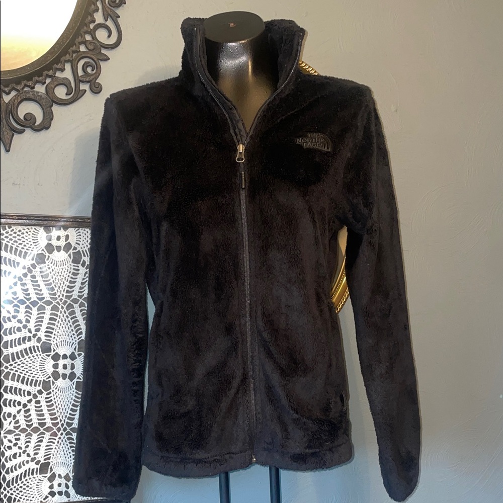 The North Face Black Plush Teddy Fleece Jacket
